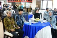 Suasananya silahturahmi purnabakti Kepala Pengadilan Tinggi Agama (KPTA) Provinsi Kalimantan Timur, Helminizami, dengan DPRD Kaltim di Gedung DPRD Kaltim, Jumat (25/4/2025).