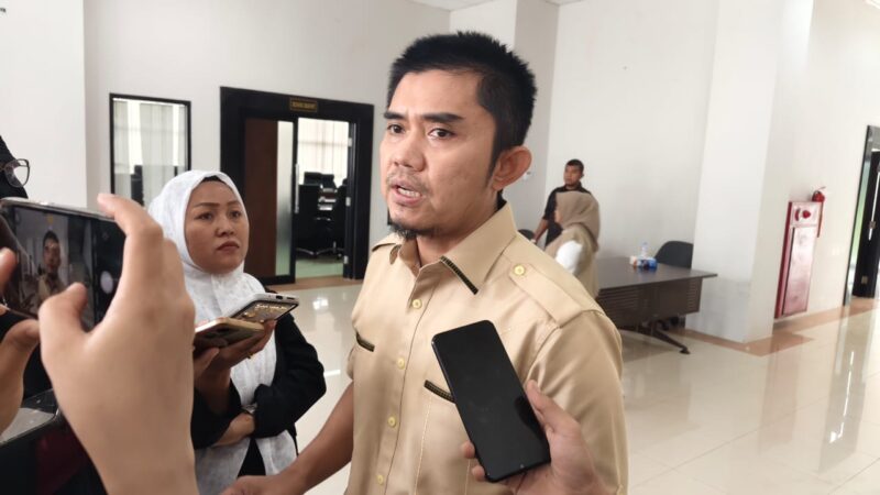 Andi Satya Adi Saputra, Wakil Ketua Komisi IV DPRD Kaltim saat diwawancarai di Gedung E DPRD Kaltim, Rabu (30/4/2025)