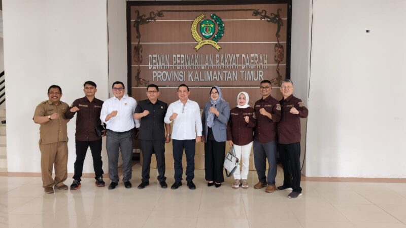 Kunjungan DPRD Kota Sukabumi ke DPRD Kaltim di Gedung E DPRD Kaltim, Senin (28/4/2025)