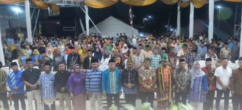 Ketua Badan Kehormatan (BK) DPRD Kaltim, Subandi saat menghadiri pelantikan warga Buton Samarinda, Minggu (27/4/2025)