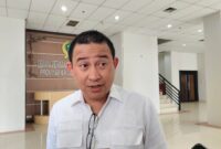 Wakil Ketua Komisi II DPRD Kalimantan Timur, Sapto Setyo Pramono saat diwawancarai di Gedung DPRD Kaltim