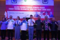 Wakil Ketua DPRD Kaltim Ekti Imanuel menghadiri seleksi Paskibraka tingkat Provinsi Kaltim dan Nasional tahun 2025 di Samarinda Room, Hotel Puri Senyiur, Senin pagi (12/5/2025). (Foto: Humas DPRD Kaltim)