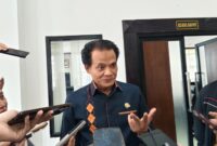 Subandi, Anggota Komisi III DPRD Kaltim saat diwawancarai di Gedung E DPRD Kaltim, Senin (19/5/2025)