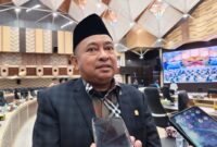 La Ode Nasir, Anggota Komisi I DPRD Kalimantan Timur saat diwawancarai di Gedung B DPRD Kaltim, Rabu (28/5/2025)