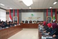 Audiensi antara peserta Pelatihan Kader Pemimpin Muda Daerah (PKPMD) tingkat provinsi dengan Komisi IV DPRD Kalimantan Timur, Kamis (12/6/2025)