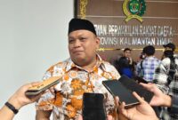 Agusriansyah Ridwan, Anggota komisi IV DPRD Kaltim saat diwawancarai di Gedung E DPRD Kaltim, Kamis (12/6/2025)