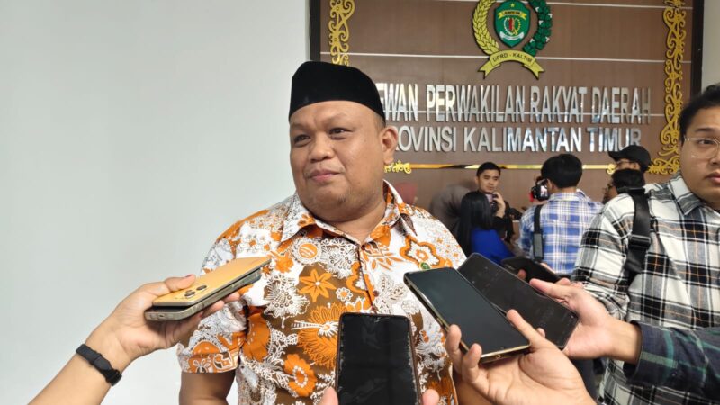 Agusriansyah Ridwan, Anggota komisi IV DPRD Kaltim saat diwawancarai di Gedung E DPRD Kaltim, Kamis (12/6/2025)